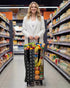 HOSDZOU Rolling Shopping Bag, Small Shopping Cart with Wheels,Collapsible Portable Waterproof Tote for Market & Grocery