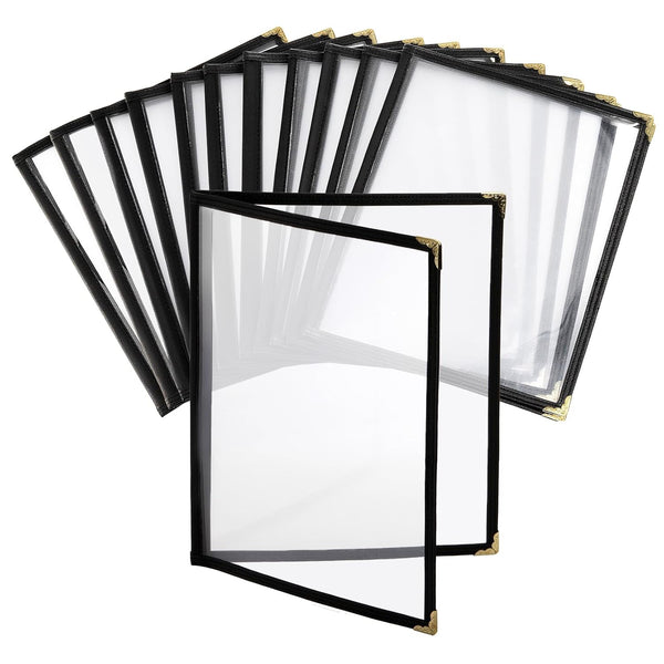 Nicunom 12 Pcak Restaurant Menu Covers, 8.5 X 11 Inch Menu Covers,