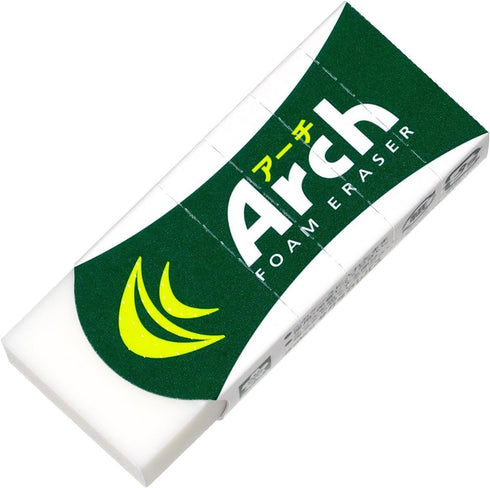 Sakura Arch Evolutional Foam Erasers, 5-Pack, White (Imported from Japan)