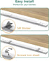 16 Inch Counter Lighting,4500K 700LM ASOKO Under Cabinet Lights,Plug and Play Under Daylight White with Bright,ETL