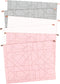 U Brands Hanging File Folders, Modern + Pretty, Pack of 12, 72 Count Total