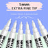 Chalkola White Chalk Markers - White Dry Erase Liquid Chalk Pens for Chalkboard, Blackboard, Window, Bistro, Car Glass, Board, Signs - 1mm Extra Fine Tip Chalkboard Chalk Markers by Chalkola