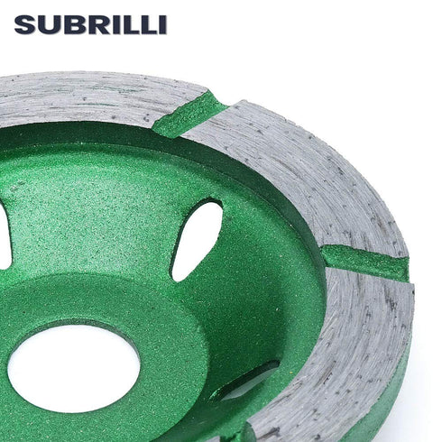 3 Inch Diamond Cup Grinding Wheel for Angle Grinder, Large Segments for Granite, Stone, Marble, Masonry, Concrete