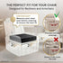 COMFORTANZA 20x20x5 Medium-Soft Memory Foam Recliner Chair Seat Cushion for Long Sitting - Armchair Pad with Washable