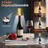 Sigasanio 3 Wireless Wine Bottle Lamp for Table Lamps, Color Rechargeable Wine Bottle Lights for Bedroom Bars