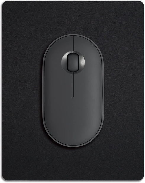 Cyanbone Small Mouse Pad Black, Mini Mouse Pads for Wireless Mouse and Laptop