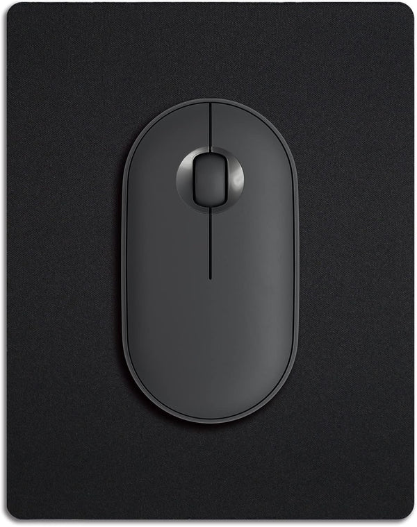 Cyanbone Small Mouse Pad Black, Mini Mouse Pads for Wireless Mouse and Laptop