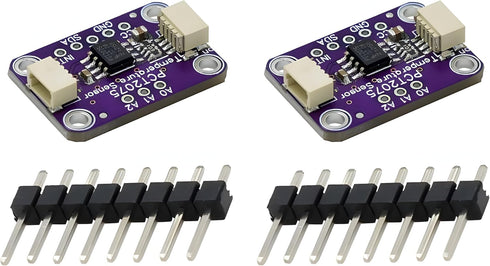 2Pcs PCT2075 11 Bit Higher Accuracy ADC Measurement I2C Temperature Sensor, Compatible with QT/Qwiic