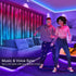 9.8ft 9.8ft 300 LED Curtain Lights, x LED Color Changing String Fairy Lights Curtain Smart APP Control, Music & Voice