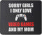 I Love Video Games and Mom Mouse Pad, 9.5 x 7.8 Inch Gaming Mat, Funny Gifts Idea for Boys Teens - Valentines Day