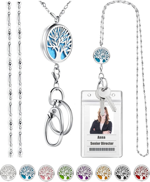 SAM & LORI Teacher Lanyard for ID Badges - Cute Lanyard for Keys, Teacher Appreciation Gifts, Keychain Badge Holder