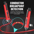 Voltage Tester HS-3201 Red, Non-Contact Electricity Detector Pen 90V-1000V with LED Flashlight
