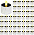 30 Pcs Solar Power Tea Lights Reusable Flameless Candle 2.3 x 2