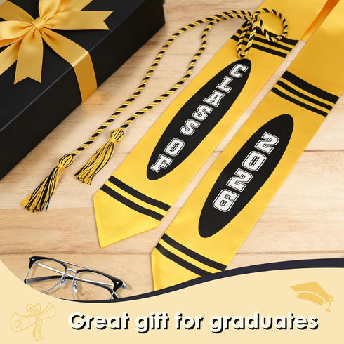 4Pcs Set 2026 Teacher Graduation and Honor Cord Class of Graduation Sash & Honor Cord Unisex for College Graduate Gift
