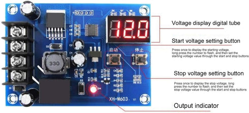 YWBL-WH Battery Charging Control Module Board for 12V-24V Automatic Switch Board XH-M603