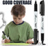 Permanent Markers, 80 Count Black Fine Point, Waterproof & Smear Proof Markers, Quick Drying Office Supplies for Home