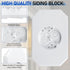 Siding Mounting Block 8141DBL, Outdoor Light Mount Kit with Electrical Box for 1/2 inch Lap Double Siding