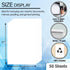 8.5" 11" 50 Sheets/Pack, 2-Packs BAZIC Products Blank Paper Copy & Multipurpose Paper - x White Color Printer Paper
