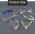 6 Pcs Acrylic Glass Light Prism Optical Lens Triangular Semicircular Rectangular Concave Convex Mirror Len Physics