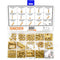M2.5 Male Female Brass Hex Spacers & Standoffs - 300pcs Motherboard Standoffs and Screws Nuts Assortment Kit