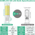 G9 LED Bulb 6W,60W Halogen Equivalent,5000K Daylight White,High Brightness 600LM, AC120V T4 G9 Bulbs with Long Lifespan for Chandeliers Home Lighting,G9 Bi-Pin Ceramic Base,Non-Dimmable,6 Pack by DUMILOO