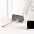 Maxdot 2 Pack Stainless Steel Business Card Holders, Desktop Credit Name Card Display Organizer for Office Home (Black)