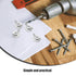 Alasum 20pcs 1/4-20 Stainless Steel Hurricane Shutter Wing Nuts Storm Shutter Fasteners with Quick Release and Trim