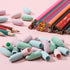 Mr. Pen Pencil Erasers Toppers, 120 Pack, Pastel Colors for Pencils, Pencil Cap Erasers, Eraser Tops