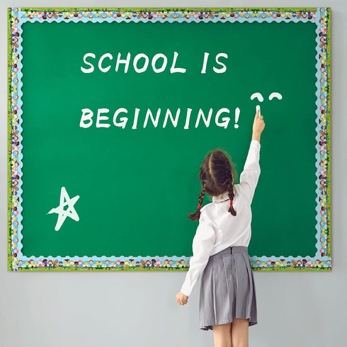 Teling 65.6ft Diversity Bulletin Board Border Trim, Diverse Children Border for All are Welcome Classroom Decoration