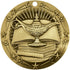 Decade Awards Academic Medal - 3 Inch Wide Gold or Silver Medal with Stars and Stripes Neck Ribbon