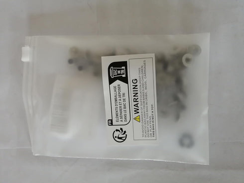 M4 Nylon Lock Nut, 304 Stainless Steel Flange Nut Inserts, Hex Lock Nuts (Pack of 50)