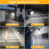 (1 Pack) LemonBest Motion Sensor Outdoor Lights - Outdoor Motion Sensor Light Battery Operated Wireless Spotlight