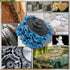 68Pcs 1 inch Set 1/4'' Quick Change Sanding Discs Fine Medium Coarse Grit Surface Conditioning Discs R Type Quick