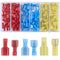 120 Pcs Spade Connectors Kit - Nylon 22-10 Gauge Male and Female Quick Disconnect Fully Insulated Wire Connectors