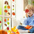 Pasimy 96 Pcs Fall Bulletin Board Decorations - Thanksgiving Classroom Cardboard Cutouts for Autumn Harvest Decor