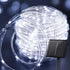 Brightown Solar Rope Lights, IP65 Waterproof 39FT 100LED Outdoor Solar String Lights for Holiday Decoration