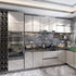 Grey Marble Textured Wallpaper, Peel and Stick Gray Granite Contact Paper, 16x79 inch Waterproof Vinyl for Kitchen