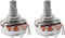 Musiclily Guitar Full Size Pots, B250K Split Knurled Long 18mm Shaft, Pack of 2