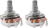 Musiclily Guitar Full Size Pots, B250K Split Knurled Long 18mm Shaft, Pack of 2