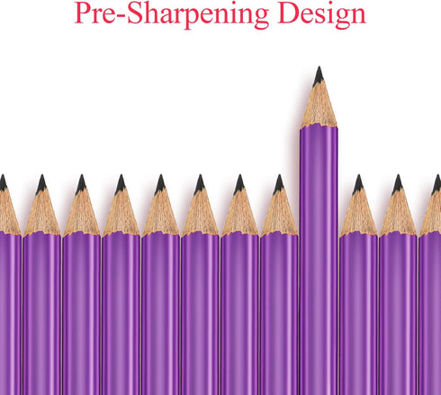 Outus 72 Pcs Golf Pencils - Half Pencils with Eraser for Baby Shower, Bridal Shower, Wedding, School, Office