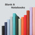 RETTACY Blank Journal Notebook 2-Pack, A5 Sketch Book with 192 Pages, Leather Hardcover, 5.7'' × 8.3'' (Black & Green)
