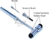 Hammer (A2ZSCILAB Hammer) Neurological Diagnostic Percussion Reflex Instruments Brand) (Buck