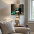 RAINFALLARING 1 Pack 13"x13"x10" Drum Lampshades Wine Teal Rose Gray Cask Black White Modern Art Wine Bottles Lampshade