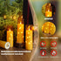 Remote,12 2.3"H 5" 6" 7") Sasigeiaa Flameless Candles with Embedded Star String - Battery Operated LED Candles