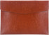 Enyuwlcm PU Leather A4 File Folder - Document Holder Envelope Case with Snap Closure for Receipt, Brown