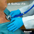 Blue Nitrile Gloves Disposable, Medium Latex Free 4 Mil Medical Gloves, 100 Count Powder Free Examination Gloves