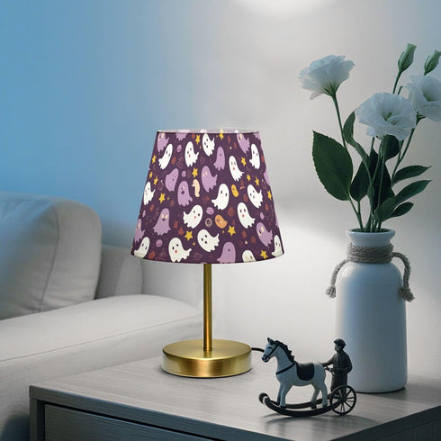 Yasala Halloween Table Lamp Ghost Spooky Fun LED Night Light Minimalist Bedroom Reading Dorm Nightstand Desk Lamp Color