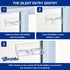 2 Pack Burglabar Additional Security for Sliding Patio Doors,Sliding Glass Windows. and can be Used Child Safety.