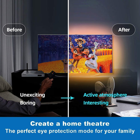50ft 23keys Tenmiro Led Strip Lights, Tenmiro Smart Led Lights Strip Music Sync Color Changing Lights App Control