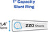 Avery Heavy-Duty View 3 Ring Binder, 1" Slant Rings, Holds 11" x 17" Paper, 1 White Binder (72124) by AVERY